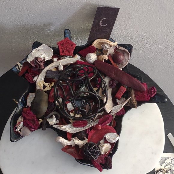 Potpourri Sachets Custom-Made w/ Selenite Blade & Witchy Add-ins in 15+ scent - Picture 8 of 12